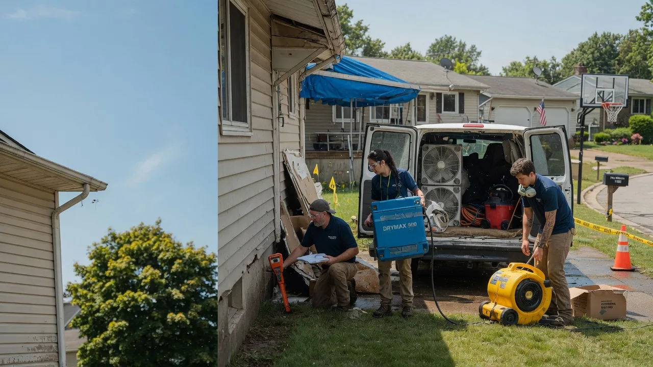 Ceiling Leak Cleanup in Powell, OH near me