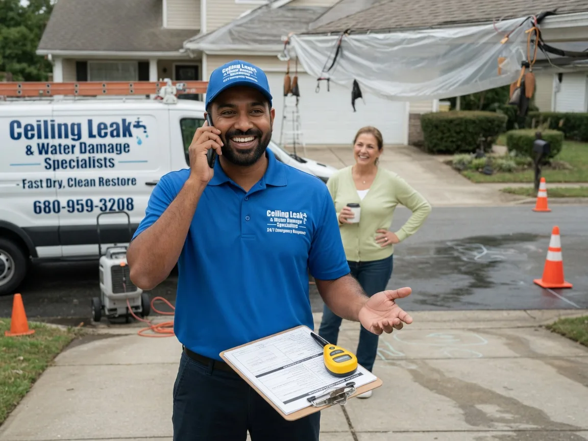 Ceiling Leak Cleanup Powell, OH FAQs